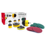 AMIO σετ βούρτσες καθαρισμού για δράπανο 02593, σε διάφορα μεγέθη, 10τμχ - Image 2