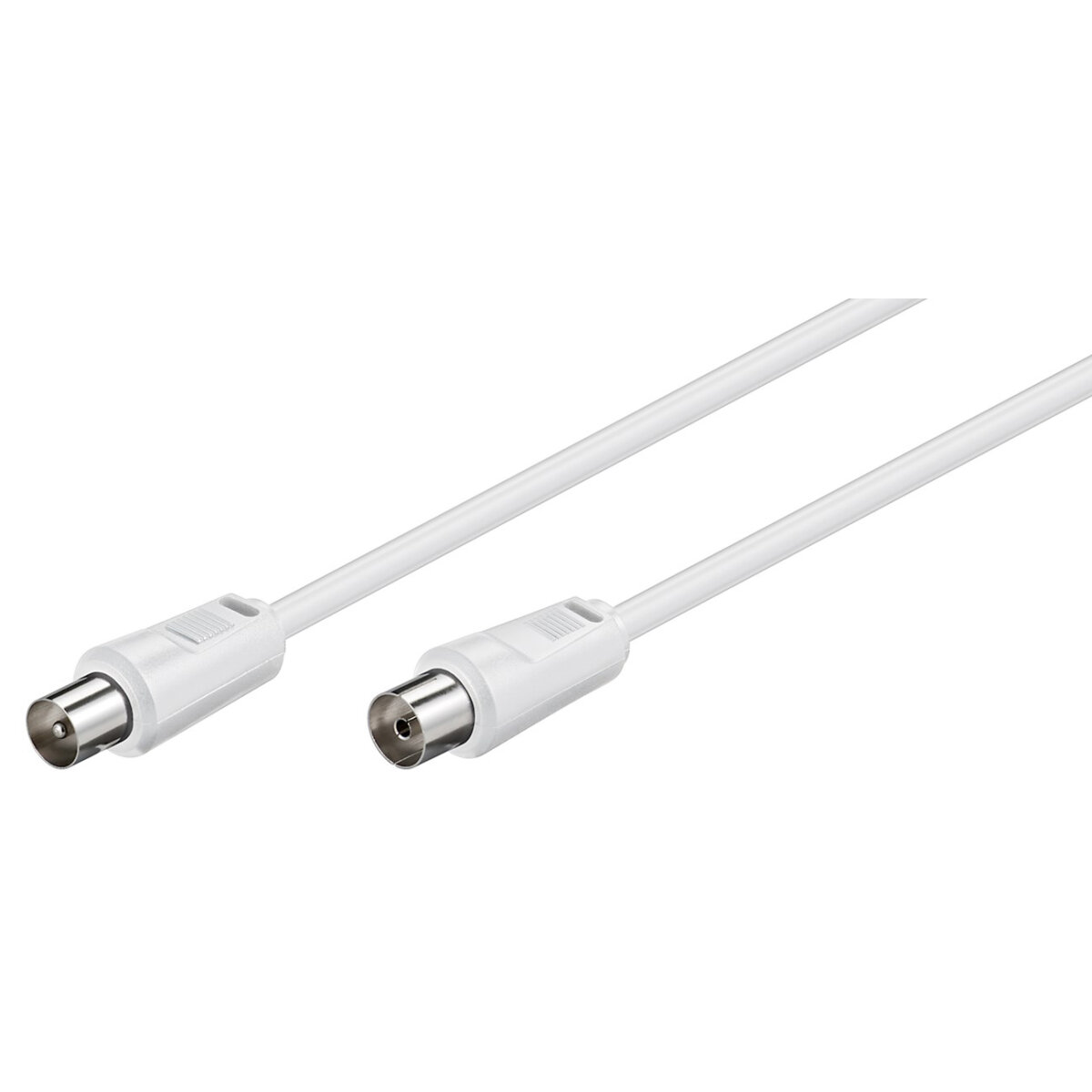 11515-1 GOOBAY καλώδιο κεραίας αρσενικό σε θηλυκό 11515, <70dB, CCS, 15m, λευκό - Image 2