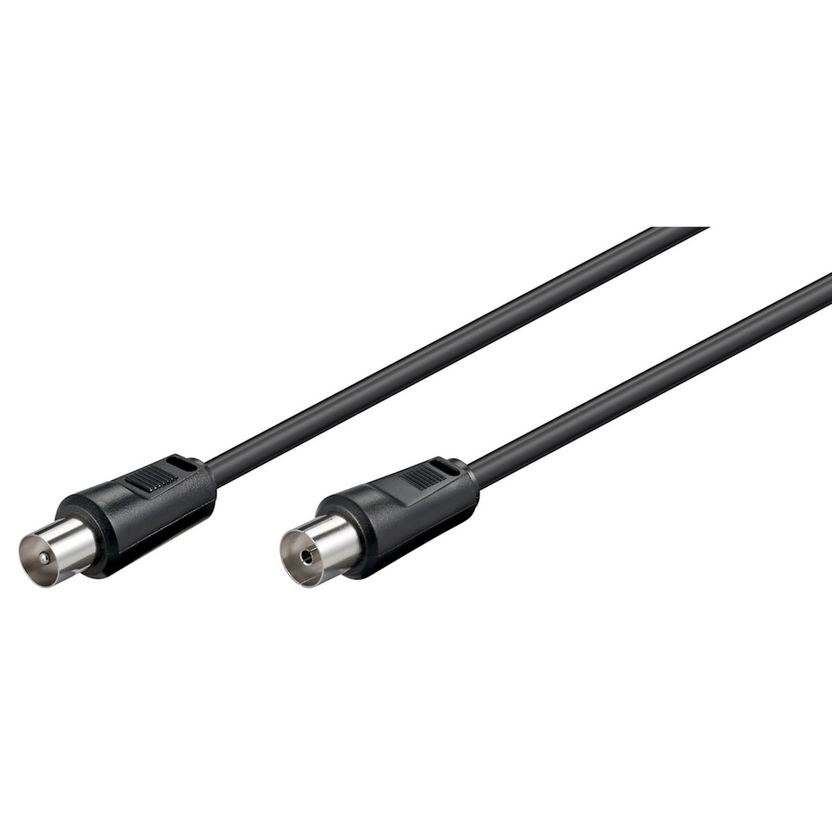 11564-1 GOOBAY καλώδιο κεραίας αρσενικό σε θηλυκό 11564, <70dB, CCS, 10m, μαύρο - Image 2