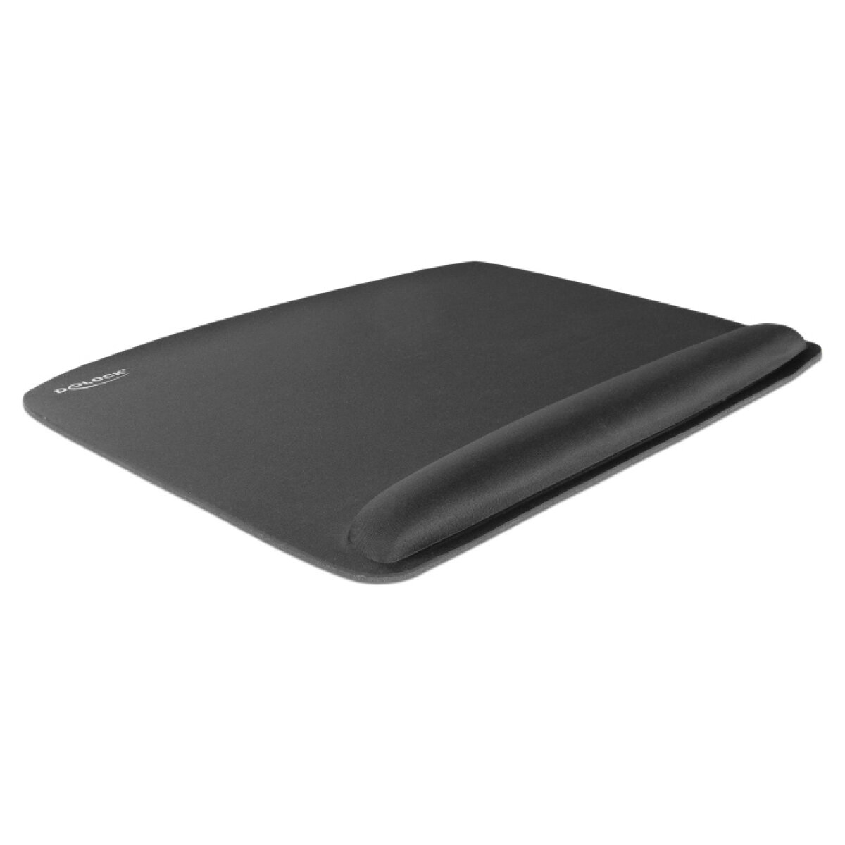 12601 DELOCK mousepad για laptop με στήριγμα καρπού 12601, 320x420mm, μαύρο - Image 1