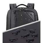 ARCTIC HUNTER τσάντα πλάτης 1500346 με θήκη laptop 15.6", 15L, μαύρη - Image 7