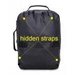 ARCTIC HUNTER τσάντα πλάτης 1500346 με θήκη laptop 15.6", 15L, μαύρη - Image 8