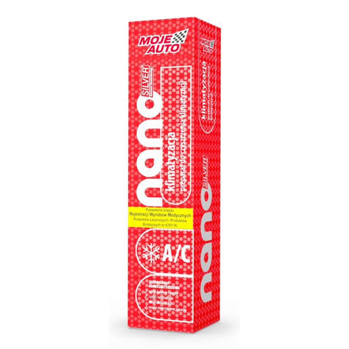 MOJE AUTO καθαριστικό A/C αυτοκινήτου 19-535 με νανοτεχνολογία, 200ml - Image 2