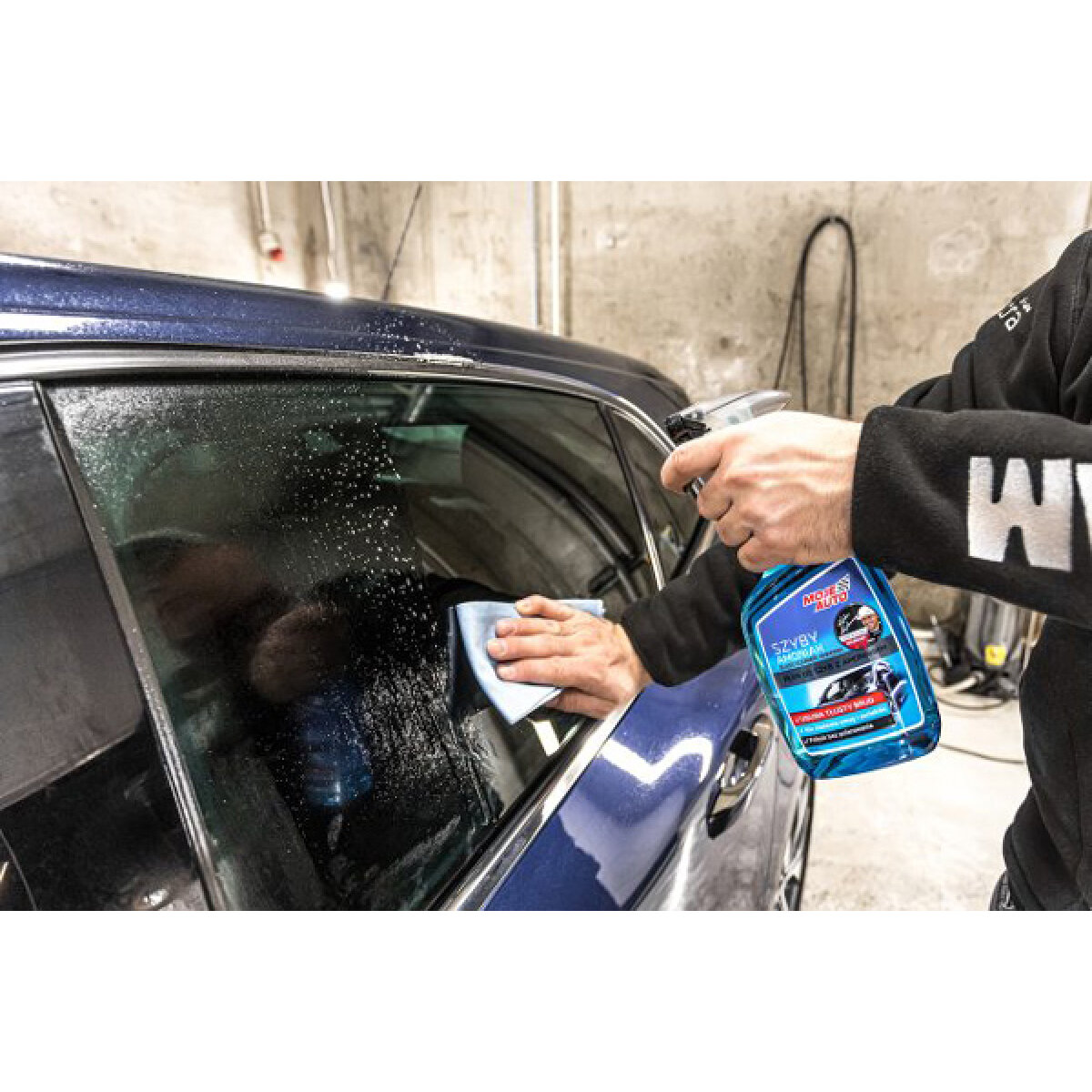 MOJE AUTO σπρέι καθαρισμού τζαμιών αυτοκινήτου 19-602 με αμμωνία, 650ml - Image 2