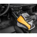 MOJE AUTO απορροφητική πετσέτα μικροϊνών 19-632 41x41cm, πορτοκαλί/μαύρη - Image 2
