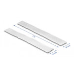 DELOCK αυτοκόλλητη ταινία τύπου Velcro 19061, 1mx20mm, λευκή - Image 3