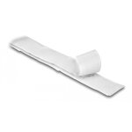 DELOCK αυτοκόλλητη ταινία τύπου Velcro 19061, 1mx20mm, λευκή - Image 2