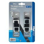 PROPLUS ιμάντες πρόσδεσης 321285 με μεταλλική αγκράφα, 40cm, μαύρο, 4τμχ - Image 5