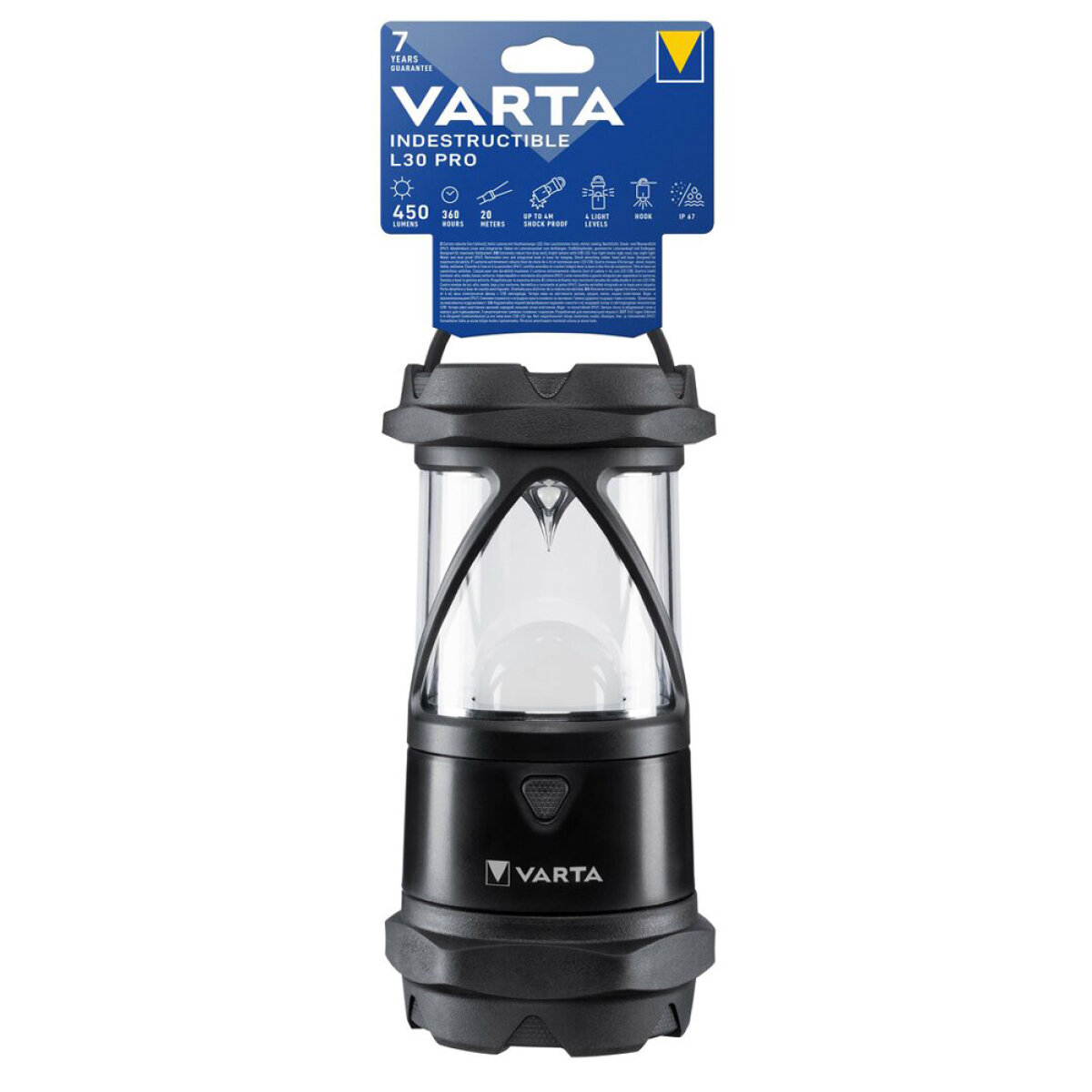 4008496987146-1 VARTA LED φορητό φανάρι Indestructible L30 Pro, 450lm, IP67 - Image 2