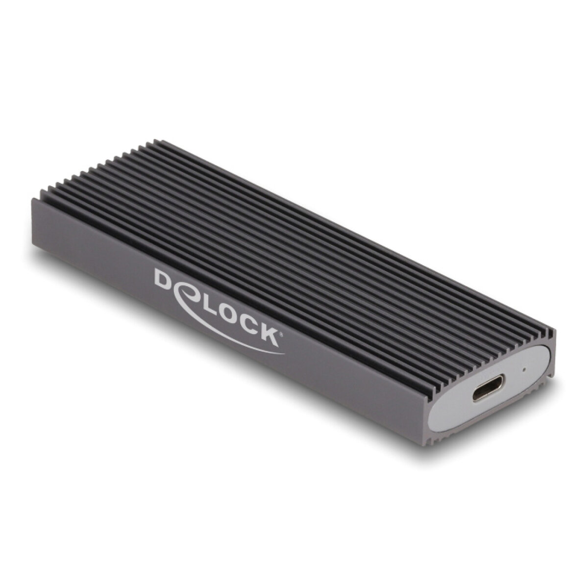 42019 DELOCK θήκη για M.2 NVMe PCIe/SATA SSD 42019, tool free, 10Gbps, μαύρη - Image 1