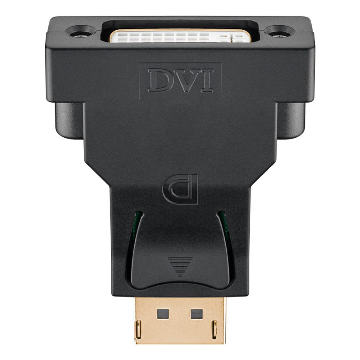 51720 GOOBAY αντάπτορας DisplayPort σε DVI-D 1.1 51720, gold-plated, μαύρος - Image 1