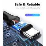 CABLETIME καλώδιο USB-C σε USB U323A, 3A, 480Mbps, 2m, μαύρο - Image 3