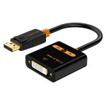 CABLETIME αντάπτορας DisplayPort σε DVI CT-02G, 1080p, μαύρος