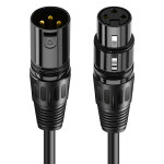 CABLETIME καλώδιο μικροφώνου XLR 11B24, 3-pin, 24AWG, 20m, μαύρο - Image 4