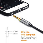 CABLETIME καλώδιο ήχου 3.5mm CT-P11GN, AUX, 1m, μαύρο - Image 4