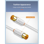 CABLETIME καλώδιο κεραίας CT-AV101, 75OHM, 2m, λευκό - Image 2