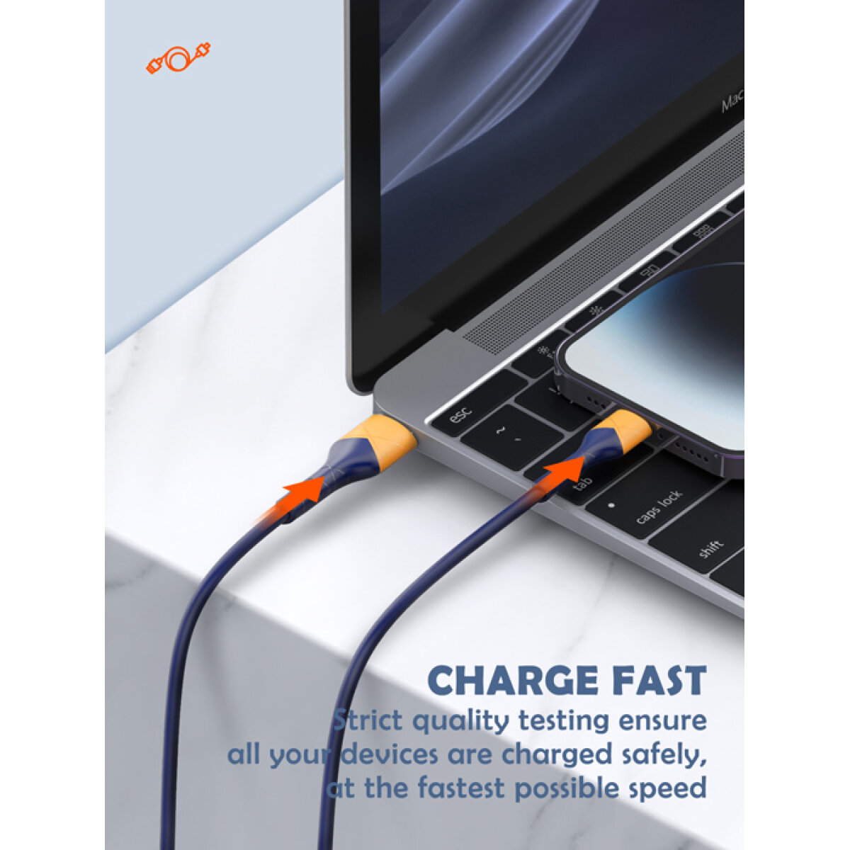 5210131073551-3 LDNIO καλώδιο Lightning σε USB LS802, 30W, 2m, λευκό - Image 4