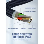 LDNIO καλώδιο Lightning σε USB LS691, 30W, 1m, γκρι - Image 4