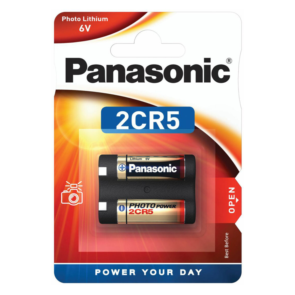 5410853017158 PANASONIC μπαταρία λιθίου, 2CR5, 6V, 1τμχ - Image 1