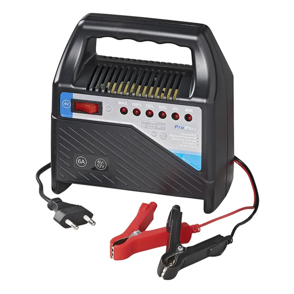PROPLUS φορτιστής μπαταρίας αυτοκινήτου 550097, 6V/12V, 6A - Image 1