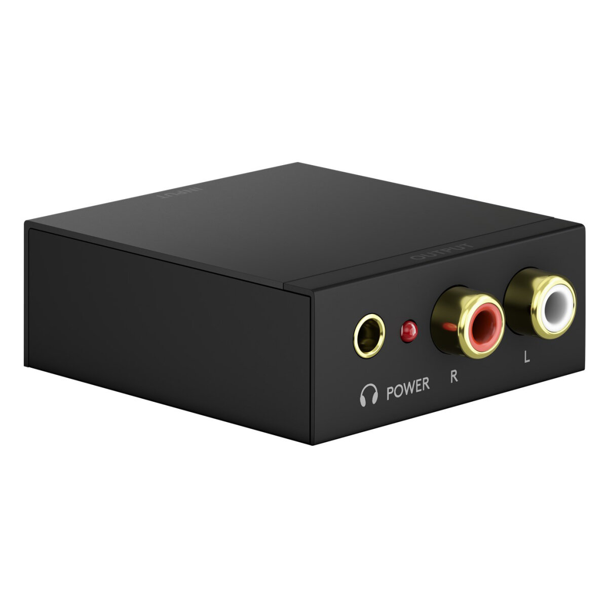 58493 GOOBAY μετατροπέας ήχου 58493, Coaxial/Toslink σε 2x RCA, μαύρος - Image 1