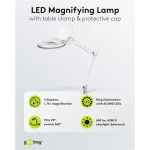 GOOBAY μεγεθυντικός φακός 60361 με σφιγκτήρα, LED, 3 διόπτρες, λευκός - Image 4