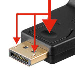 GOOBAY καλώδιο DisplayPort σε VGA 60606, 1080p, 0.15m, μαύρο - Image 2