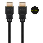 GOOBAY καλώδιο HDMI 2.0 60626, Ethernet, 4K/60Hz, 10.2 Gbps, 10m, μαύρο - Image 3