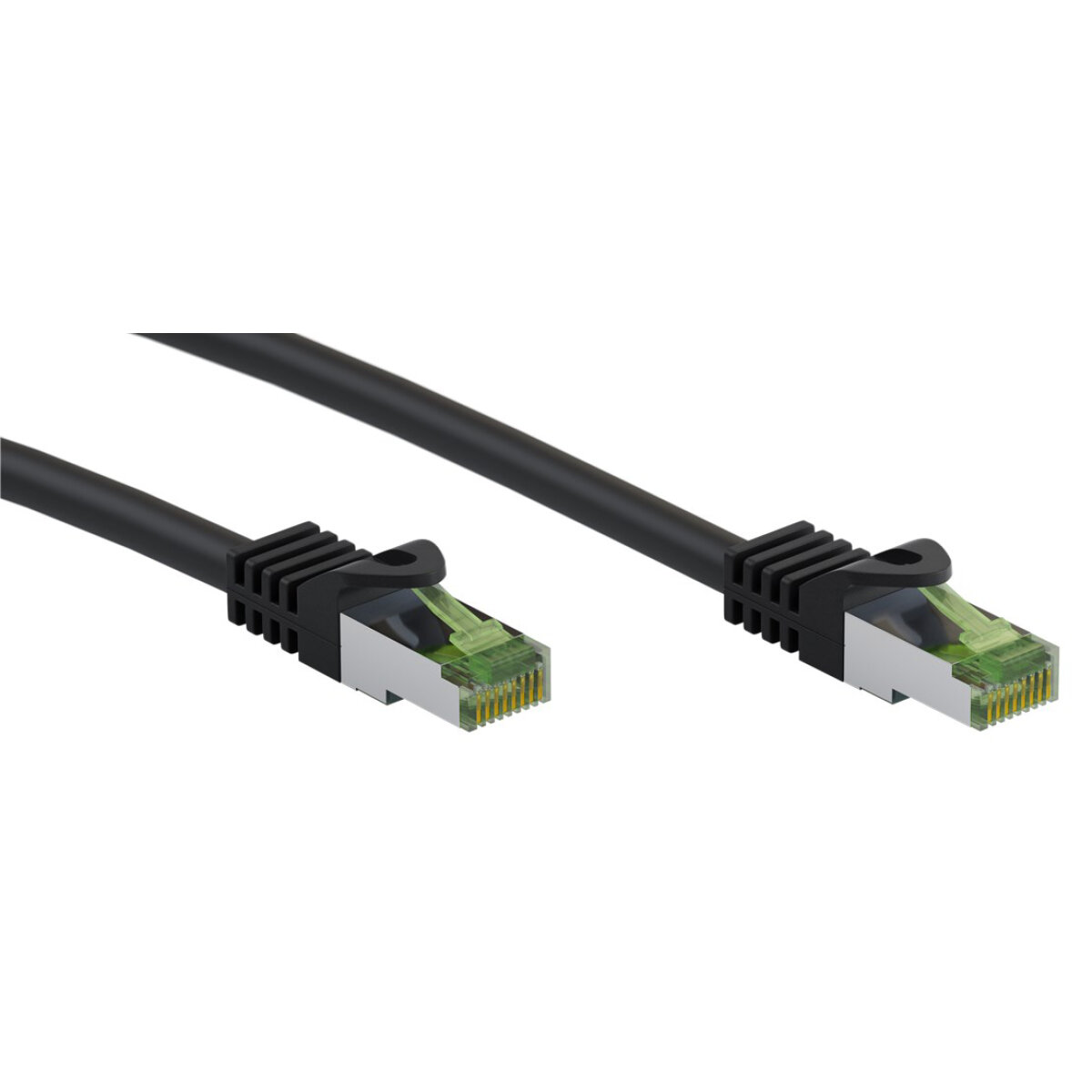 61094 GOOBAY καλώδιο δικτύου 61094, CAT 8.1 S/FTP, copper, GHMT, 2m, μαύρο - Image 1