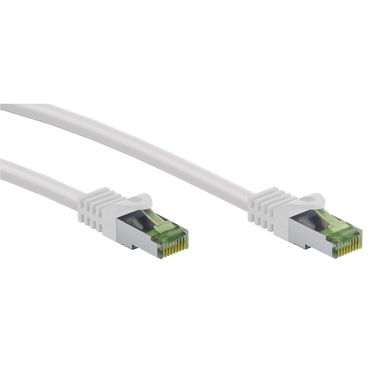 61110 GOOBAY καλώδιο δικτύου 61110, CAT 8.1 S/FTP, copper, LSZH, 15m, λευκό - Image 1