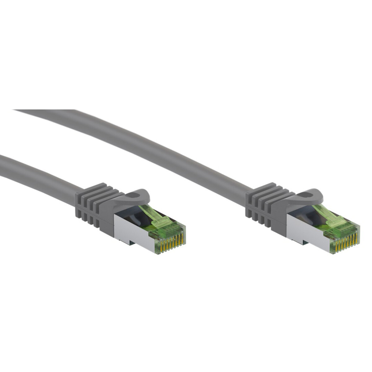 GOOBAY καλώδιο δικτύου 61116, CAT 8.1 S/FTP, copper, GHMT, 2m, γκρι - Image 1