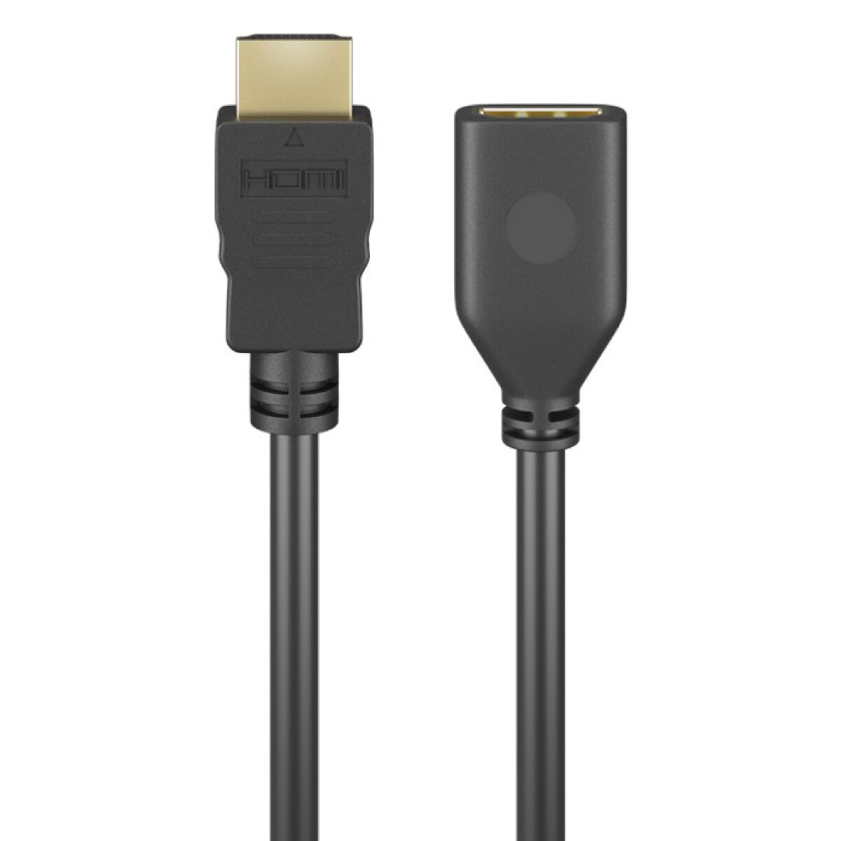 61310-1 GOOBAY καλώδιο προέκτασης HDMI 61310 Ethernet, 4K/60Hz 18Gbps, 3m, μαύρο - Image 2