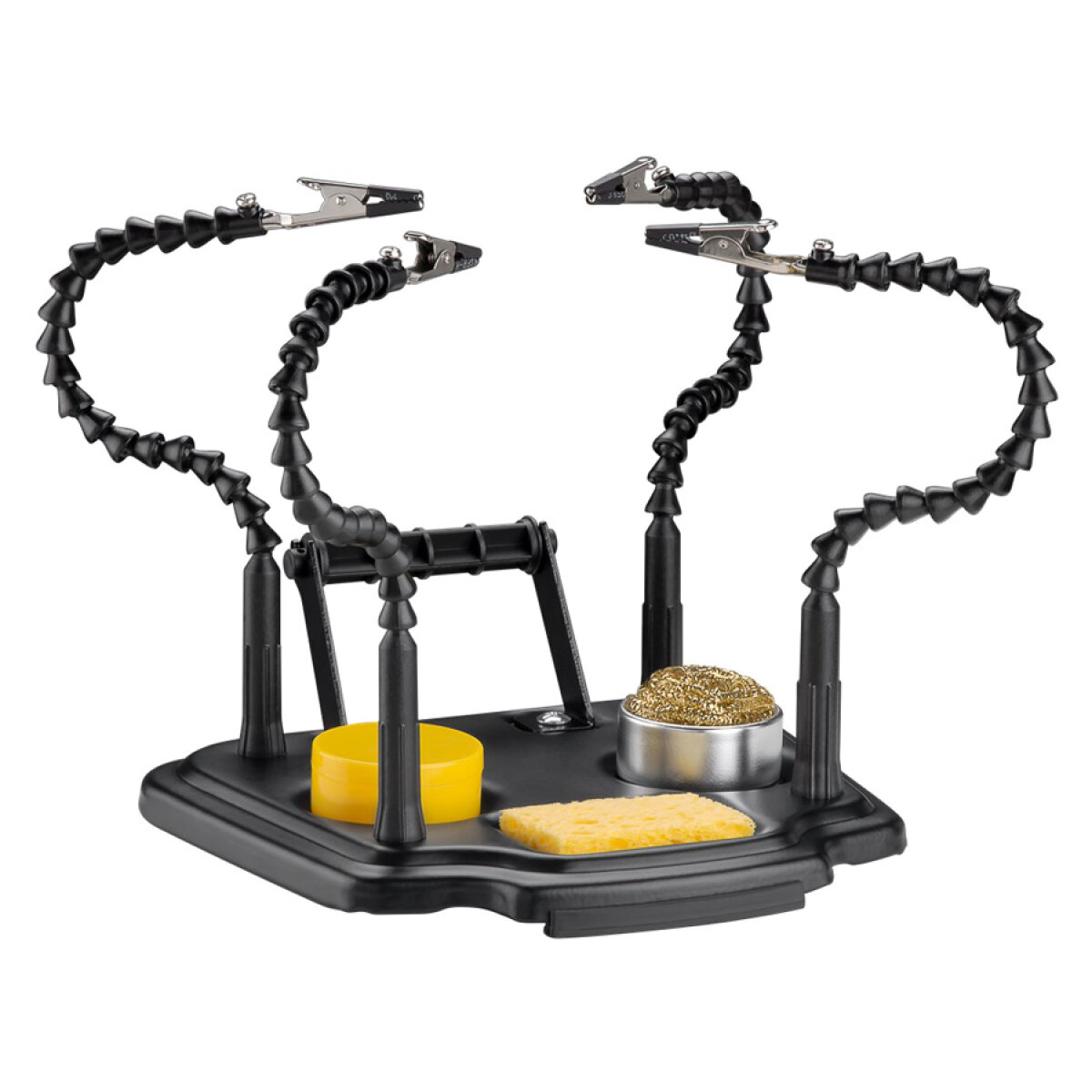 GOOBAY βάση στήριξης πλακέτας 61669 για συγκόλληση, 4x βραχίονες, μαύρη - Image 1