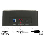 DELOCK docking station για 2.5" ή 3.5" SATA HDD/SSD 62661, 2 θέσεων, 6Gbps, clone function, μαύρο - Image 3