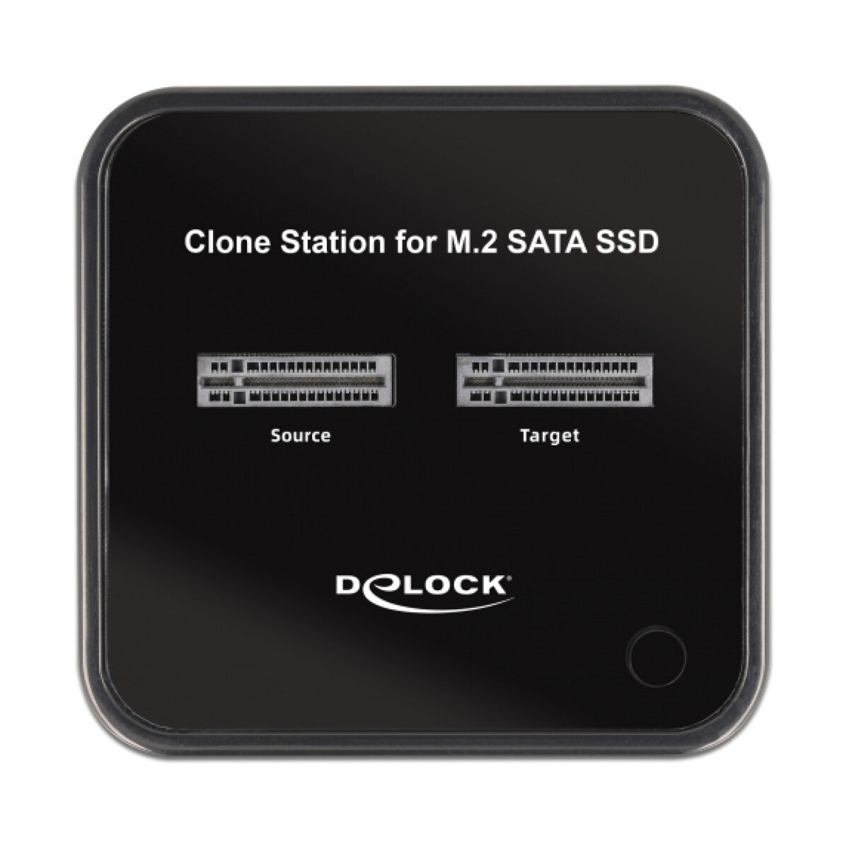 64178-2 DELOCK docking station για M.2 SATA SSD 64178, 2 θέσεων, 6Gbps, clone function, μαύρο - Image 3