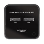 DELOCK docking station για M.2 SATA SSD 64178, 2 θέσεων, 6Gbps, clone function, μαύρο - Image 3