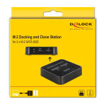 DELOCK docking station για M.2 SATA SSD 64178, 2 θέσεων, 6Gbps, clone function, μαύρο - Image 5