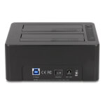 DELOCK docking station για 2.5" ή 3.5" SATA HDD/SSD 64183, 2 θέσεων, με card reader, 5Gbps, clone function, μαύρο - Image 3