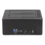 DELOCK docking station για 2.5" ή 3.5" SATA HDD/SSD 64183, 2 θέσεων, με card reader, 5Gbps, clone function, μαύρο - Image 3