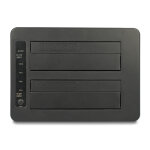 DELOCK docking station για 2.5" ή 3.5" SATA HDD/SSD 64183, 2 θέσεων, με card reader, 5Gbps, clone function, μαύρο - Image 4