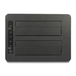 DELOCK docking station για 2.5" ή 3.5" SATA HDD/SSD 64183, 2 θέσεων, με card reader, 5Gbps, clone function, μαύρο - Image 4