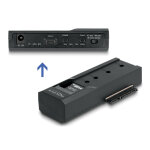 DELOCK docking station για M.2 NVMe/SATA ή 2.5"/3.5" SSD/HDD 64252, 10Gbps, clone function, μαύρο
