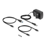 DELOCK docking station για M.2 NVMe/SATA ή 2.5"/3.5" SSD/HDD 64253, 10Gbps, μαύρο - Image 4