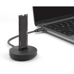 DELOCK docking station για M.2 NVMe/SATA SSD 64254, 10Gbps, μαύρο - Image 2