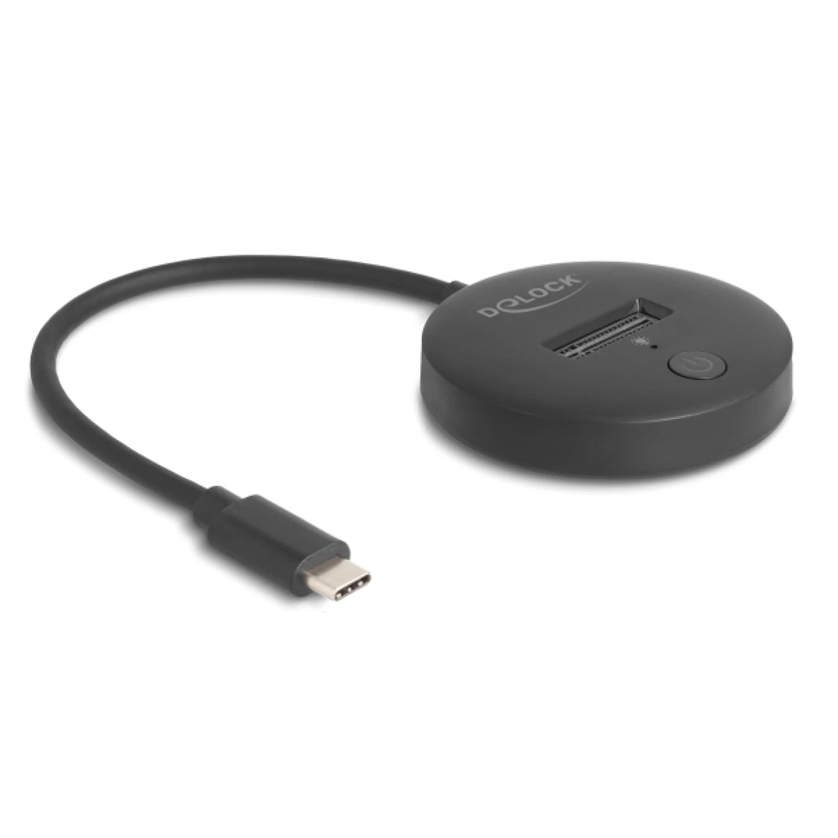 DELOCK docking station για M.2 NVMe/SATA SSD 64254, 10Gbps, μαύρο - Image 1