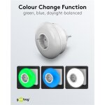 GOOBAY LED φωτιστικό νυκτός 64567, πρίζα schuko, 3 χρώματα φωτός, 6500K - Image 2