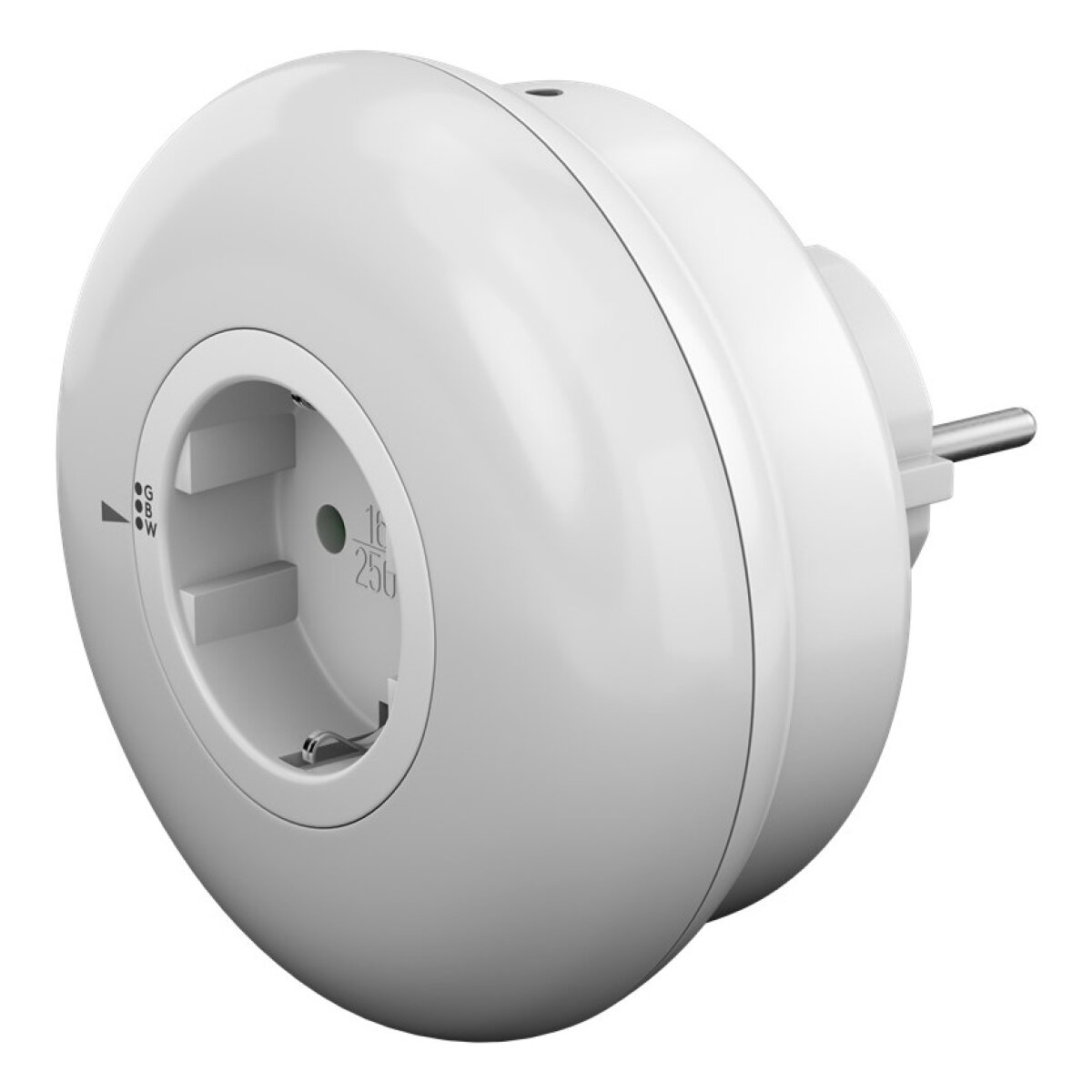 64567 GOOBAY LED φωτιστικό νυκτός 64567, πρίζα schuko, 3 χρώματα φωτός, 6500K - Image 1