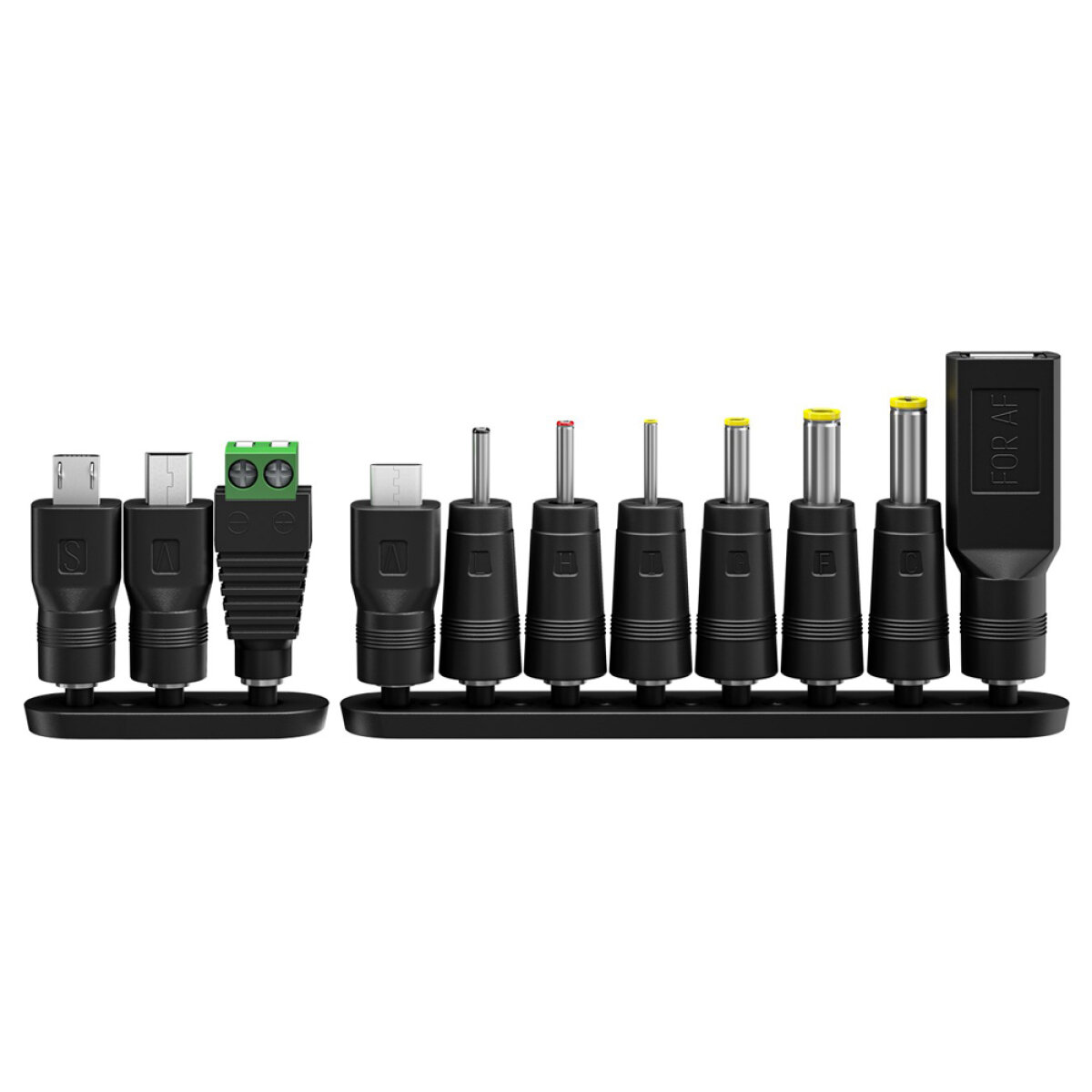 GOOBAY επιτοίχιος φορτιστής 64568, 3V-12V, 12W/1A, 12 tips - Image 2