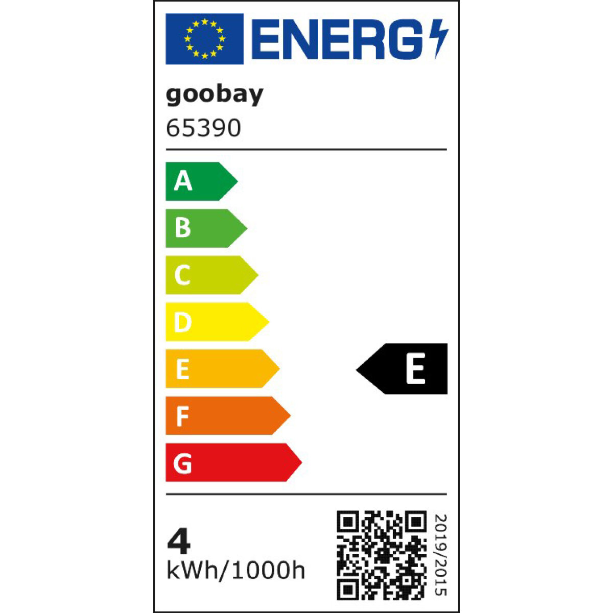 65390-1 GOOBAY LED λάμπα candle 65390, E14, Filament, 4W, 2700K, 470lm - Image 2