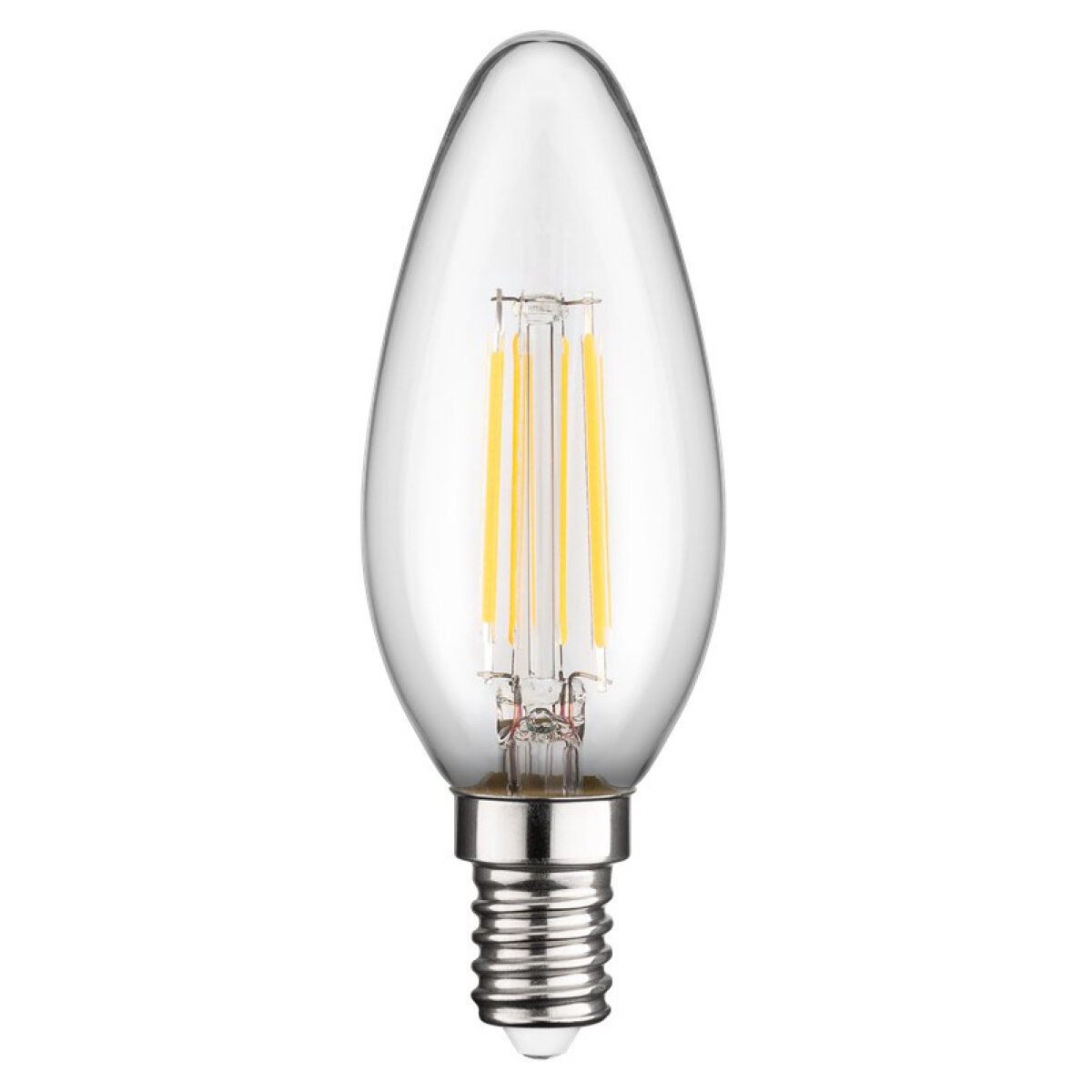 65390 GOOBAY LED λάμπα candle 65390, E14, Filament, 4W, 2700K, 470lm - Image 1